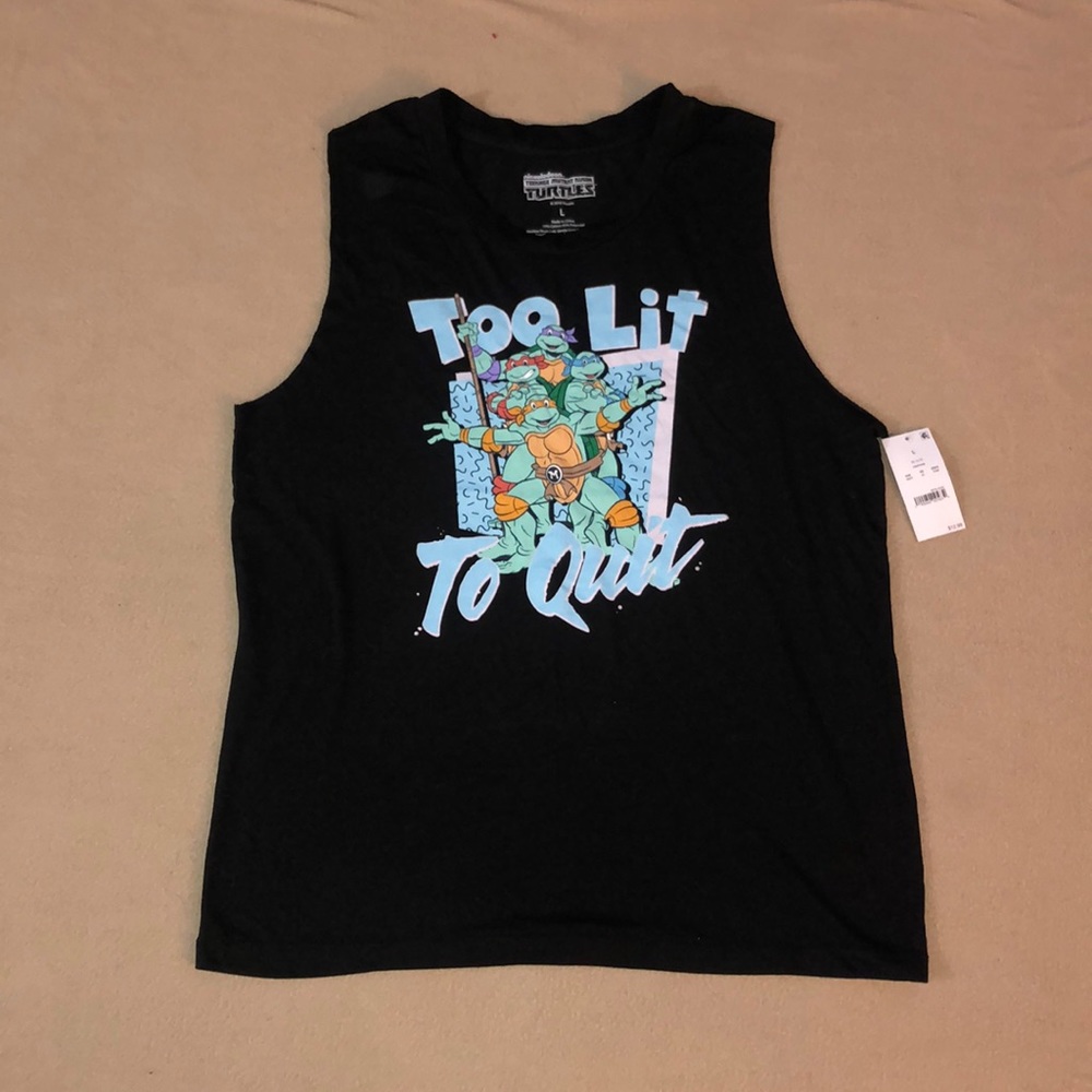 Too Lit To Quit Ninja Turtles Shirt